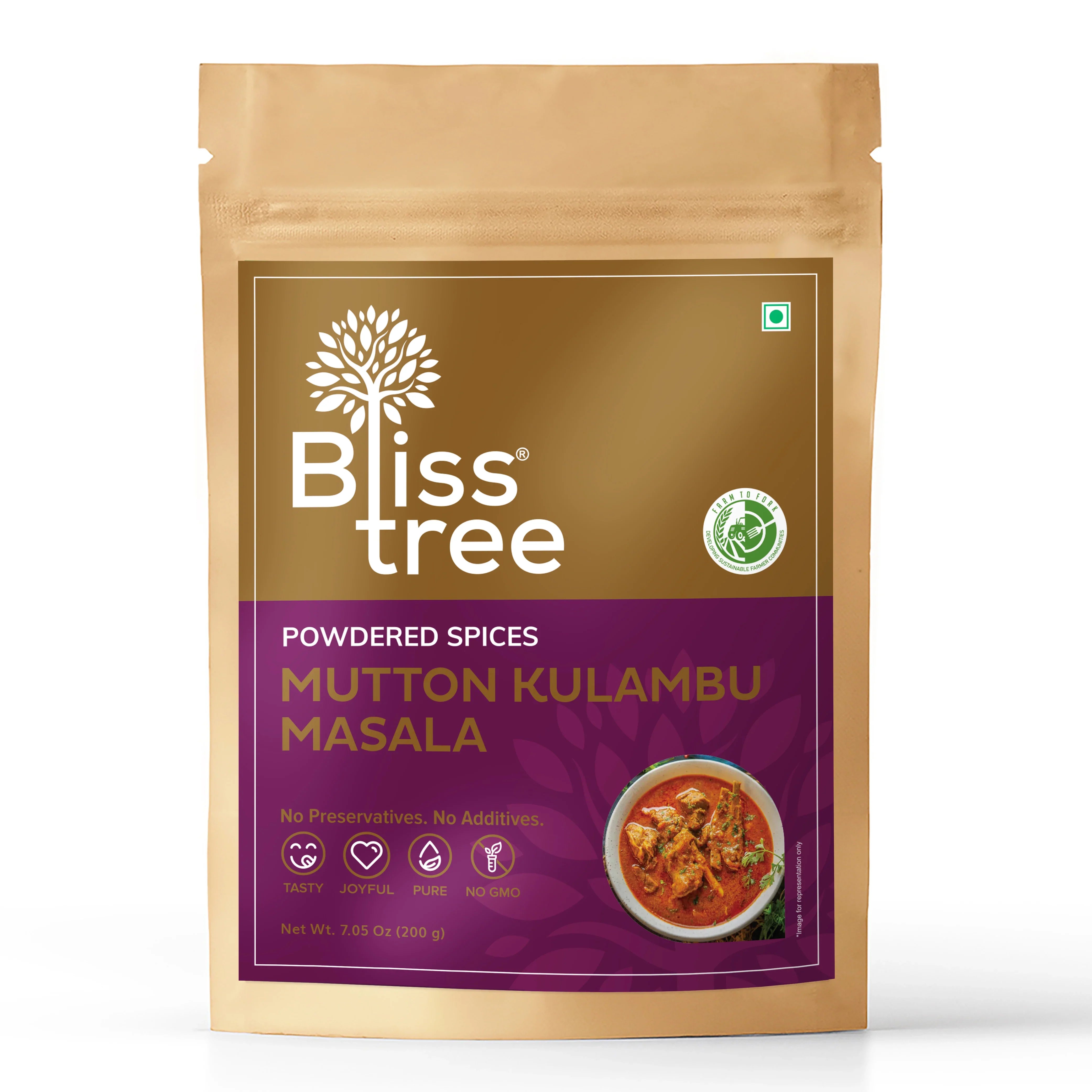 Blisstree Mutton Kulambu Masala - 200g